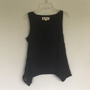Never worn cute and comfortable black tank top.